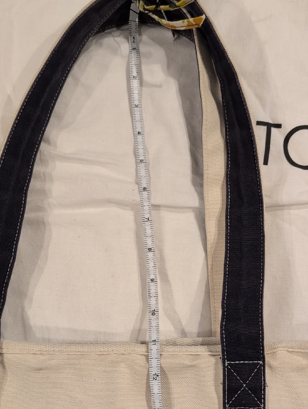 Storq Carryall Canvas Navy & Cream Diaper Bag - Picture 13 of 14